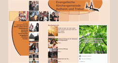 Desktop Screenshot of ev-kirche-trebur.de